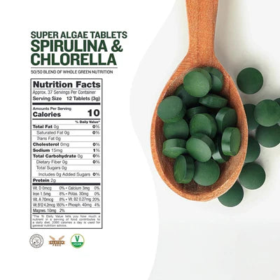 Spirulina Chlorella Tablets