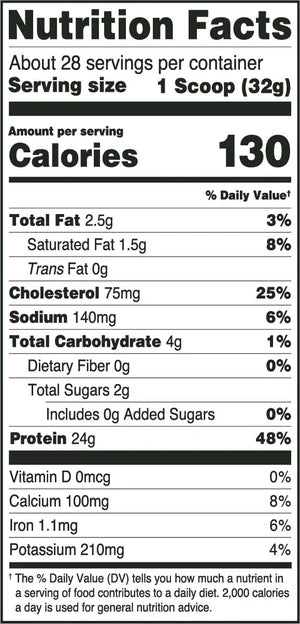 Whey Protein Chocolate  32oz