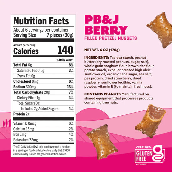 PB&J Berry Pretzels