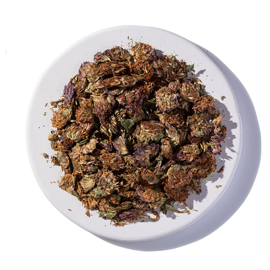 Whole Red Clover Blossoms Organic