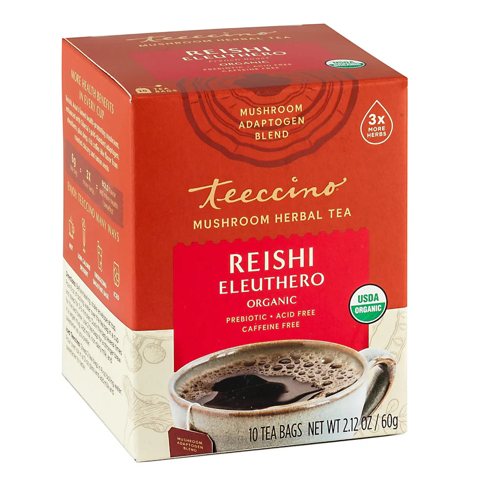 Reishi Eleuthero French Roast Mushroom Herbal Tea