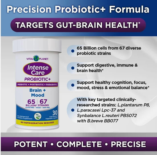 Intense Care Brain + Mood, 30ct