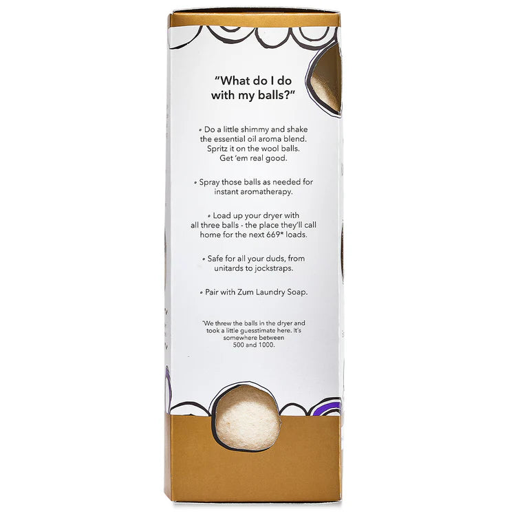 Wool Dryer Balls Frankincense & Myrrh