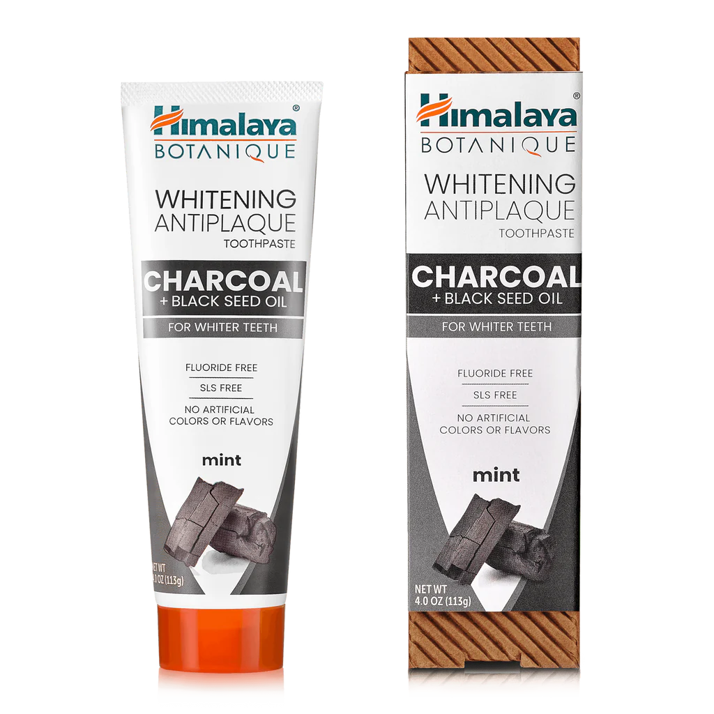 Charcoal & Black Seed Oil Whitening Antiplaque Toothpaste