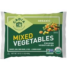 Organic Frozen Mixed Vegetables