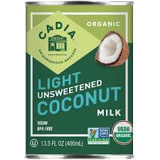 Light Unsweetened Coconut Milk Organic
