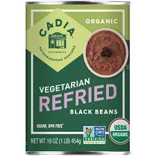 Organic Refried Black Beans