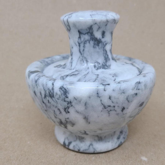 White Marble Mortar & Pestle NAI