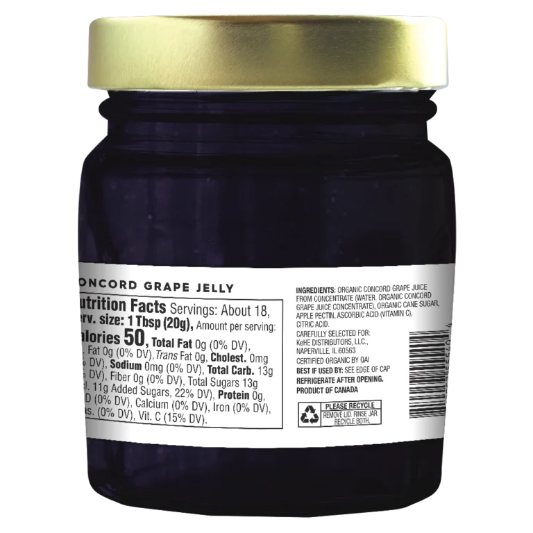 Grape Jelly Org - 13 OZ