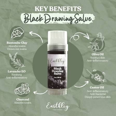 Earthley Black Drawing Salve