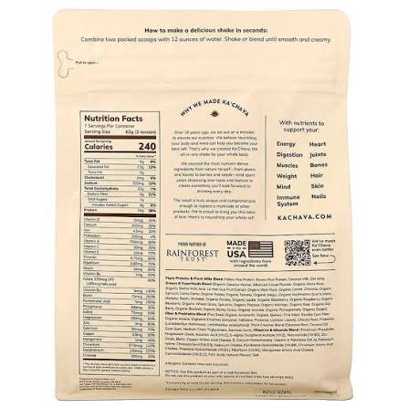 Chocolate Ka'chava Nutrition Shake Powder