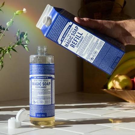 Organic Peppermint Castile Liquid Soap