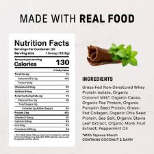 Mint Chocolate Protein Powder Packet