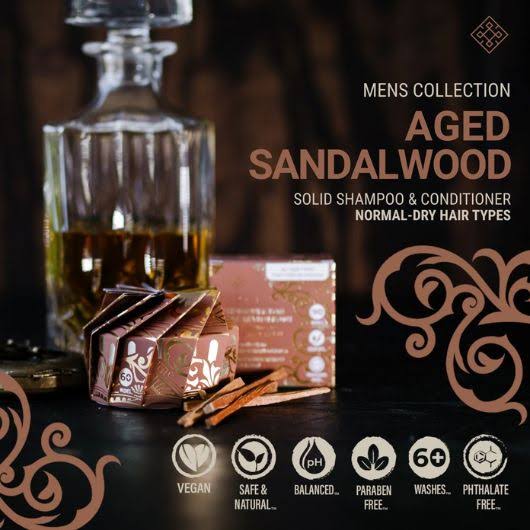 Men's Sandalwood Shampoo Bar