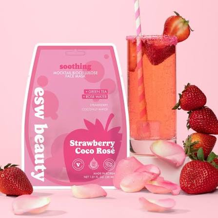 Strawberry Coco Rose Soothing Biocellulose Mocktail Mask