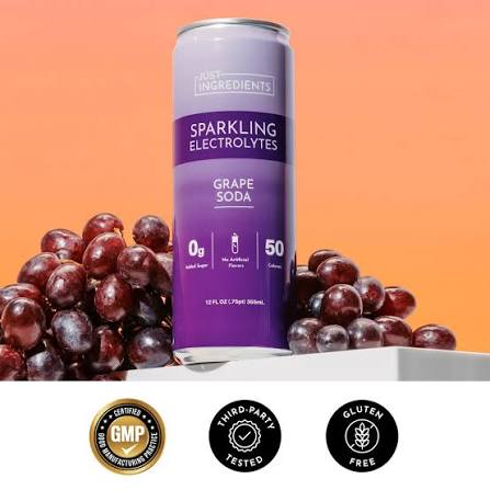 Grape Soda Sparkling Electrolyte Drink