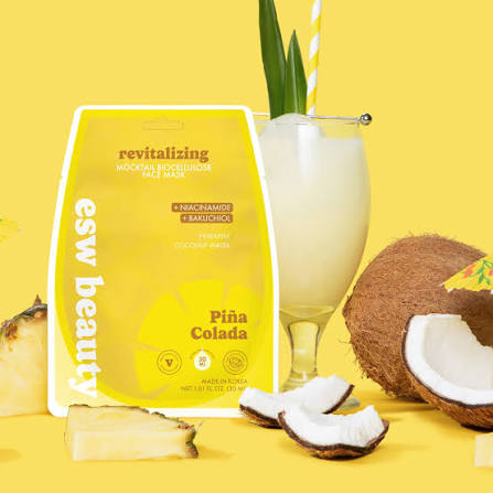 Pina Colada Revitalizing Biocellulose Mocktail Mask