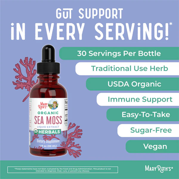 Organic Sea Moss Liquid Drops