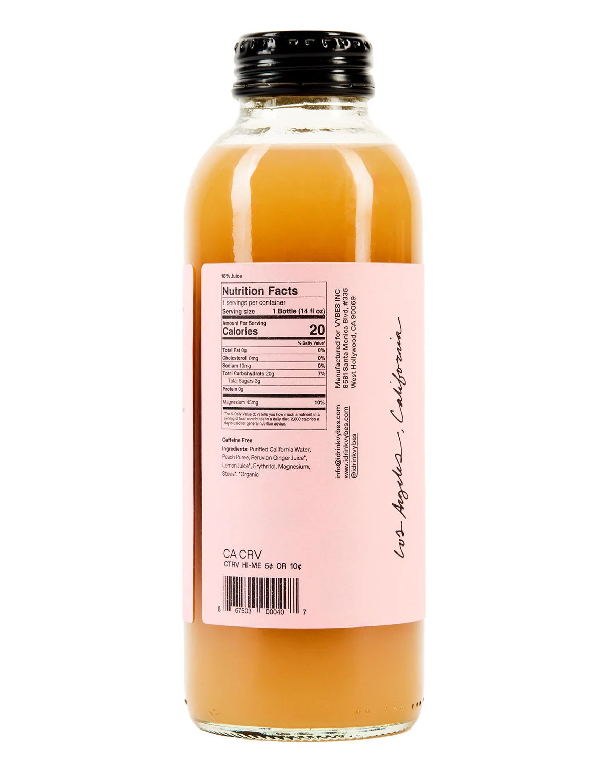 Bev Func Peach Ginger - 14FO