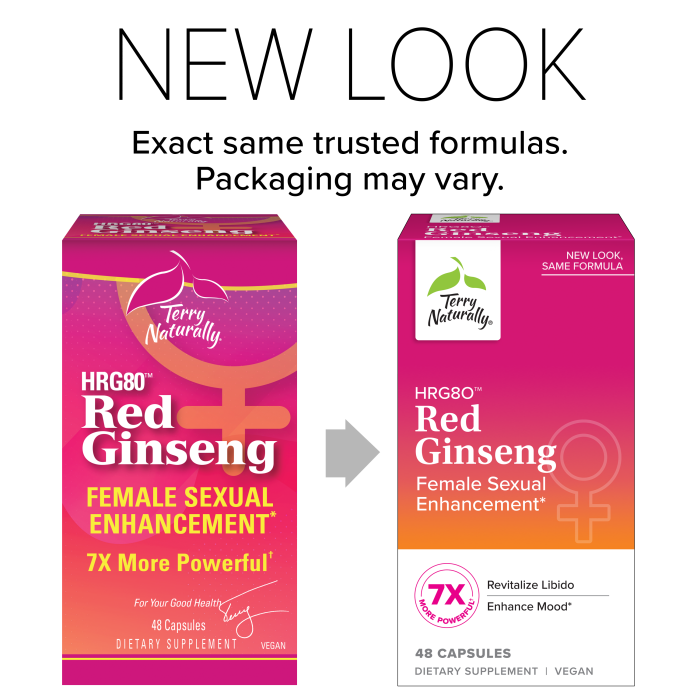 HRG80™ Red Ginseng Female Sexual Enhancement*