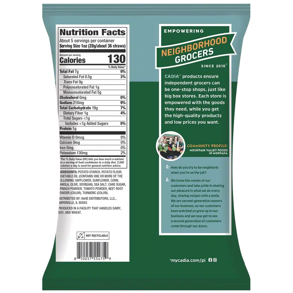 Veggie Straws Sea Salt - 5OZ