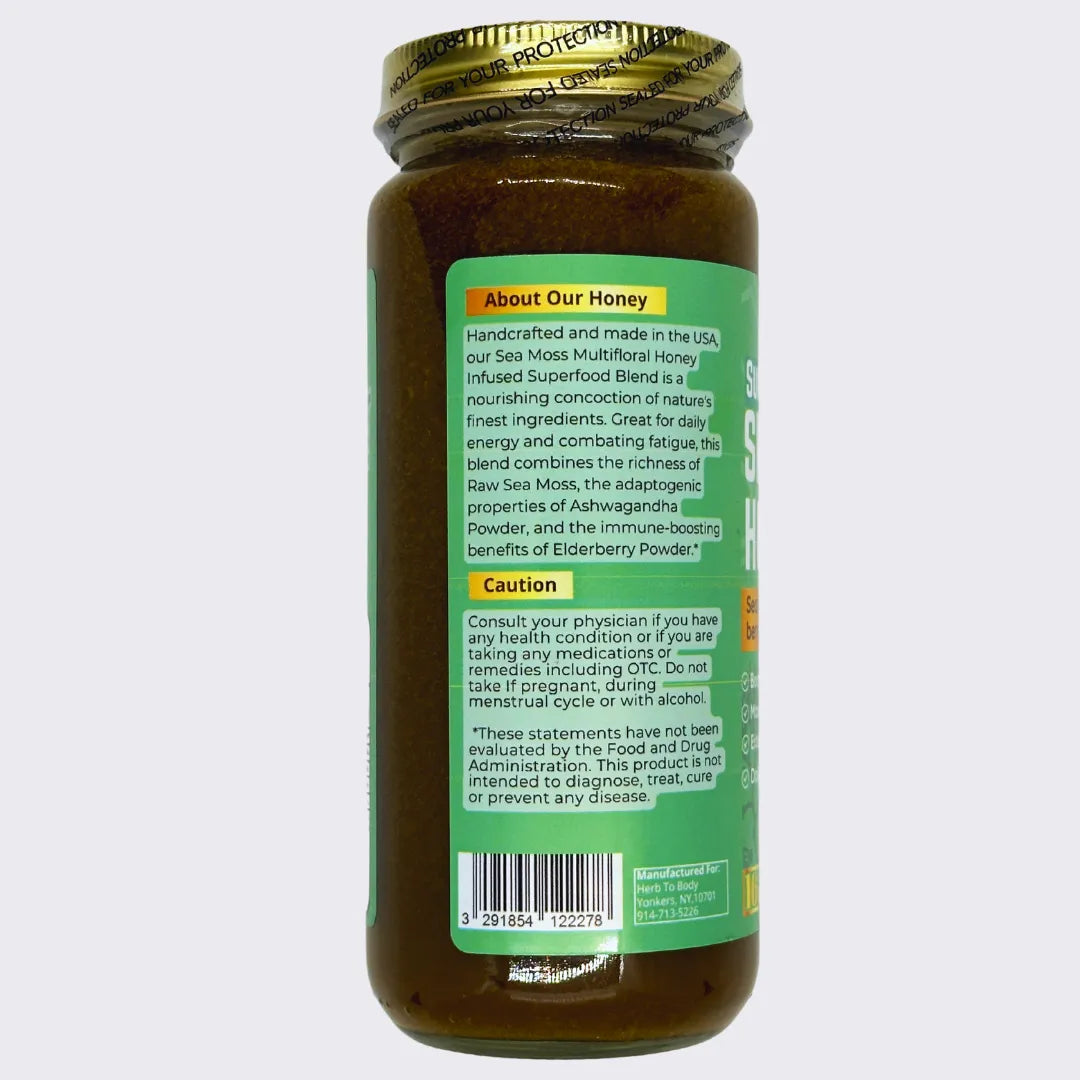 Super Sea Moss Honey 16oz