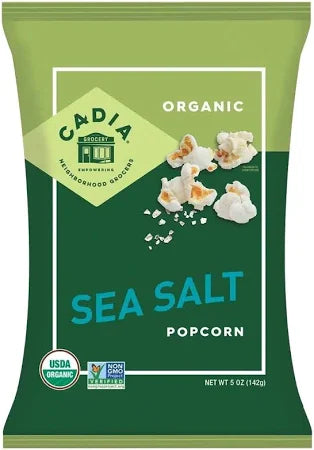 Organic Sea Salt popcorn