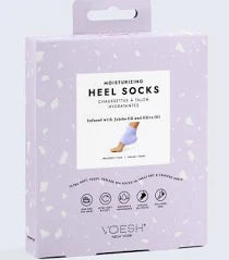 Purple Moisturizing Heel Socks