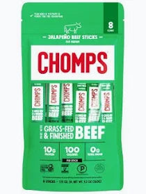 Chomps Jalapeño Beef Meat Sticks 8 Pack