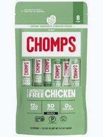 Chomps Breakfast Chicken Sticks 8 Pack