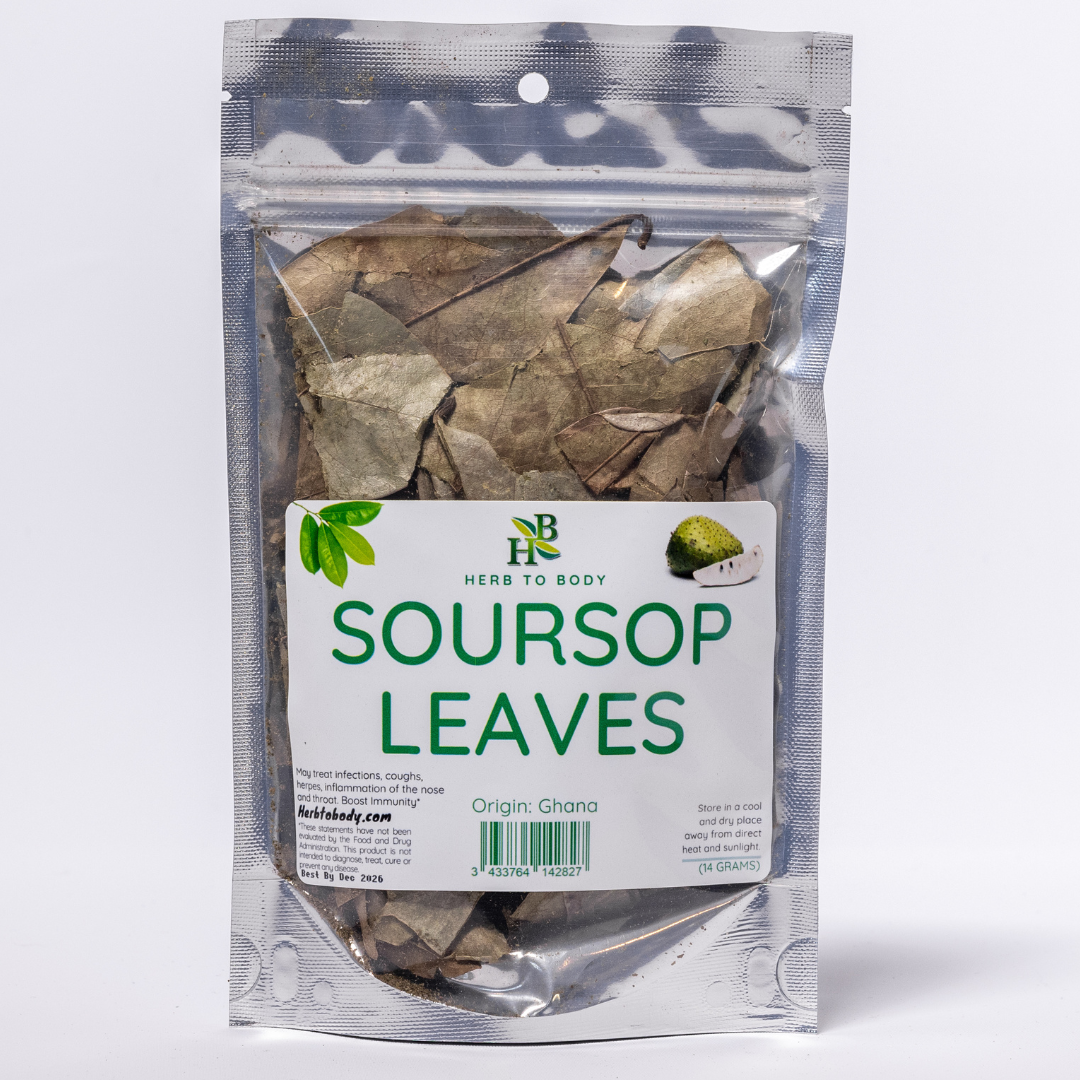 Soursop Leaf 14 Grams - Approximately 50 leaves