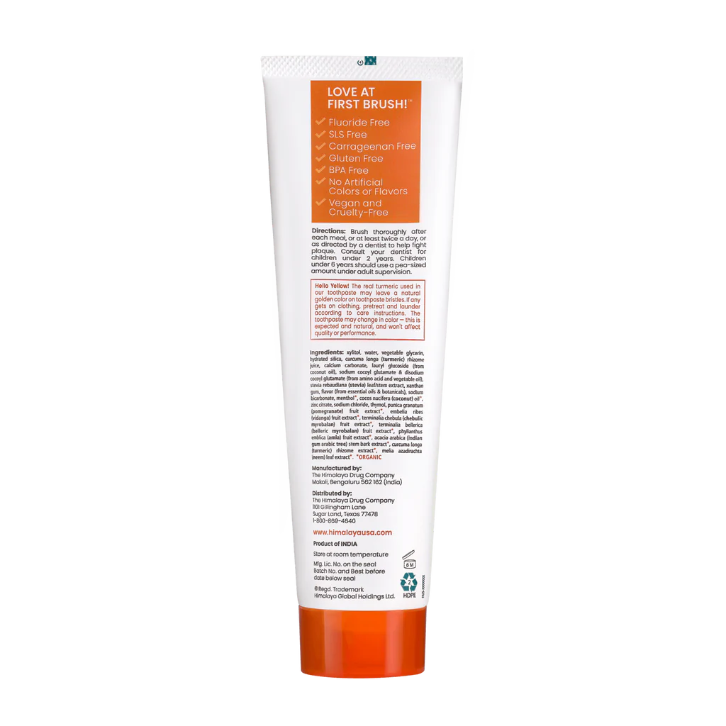 Turmeric & Coconut Oil Whitening Antiplaque Toothpaste