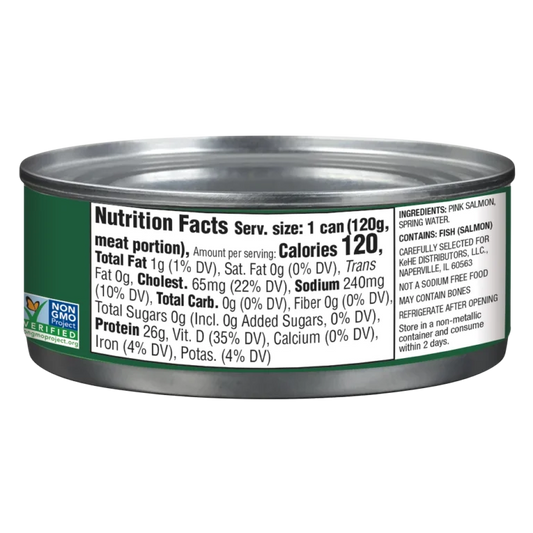 Unsalted Alaskan Pink Salmon