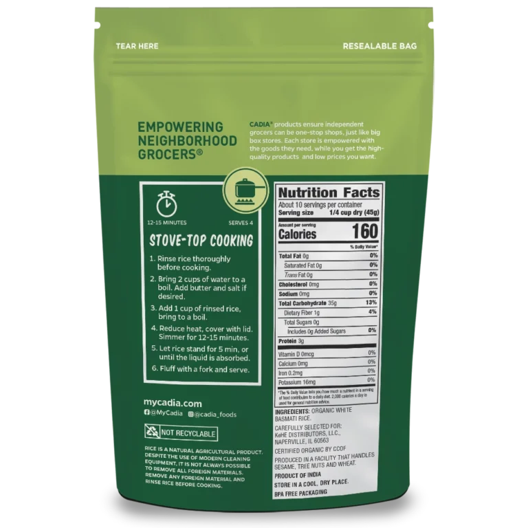 ORGANIC BASMATI WHITE RICE