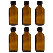 2 oz Amber Bottle (6 pack) (6836343865500)