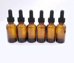 1 oz Amber Bottle; Dropper (6836344127644)