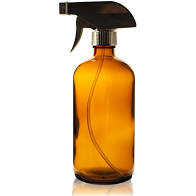 16 oz Amber Bottle; Spray (6836344553628)